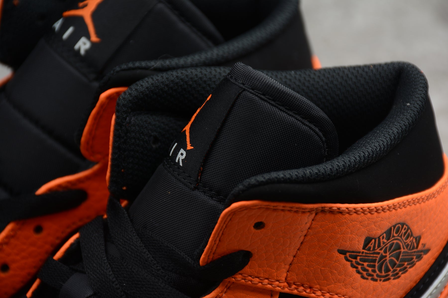 Air Jordan 1 Mid "Black Light Bone Orange" - Best Reps Website 2025