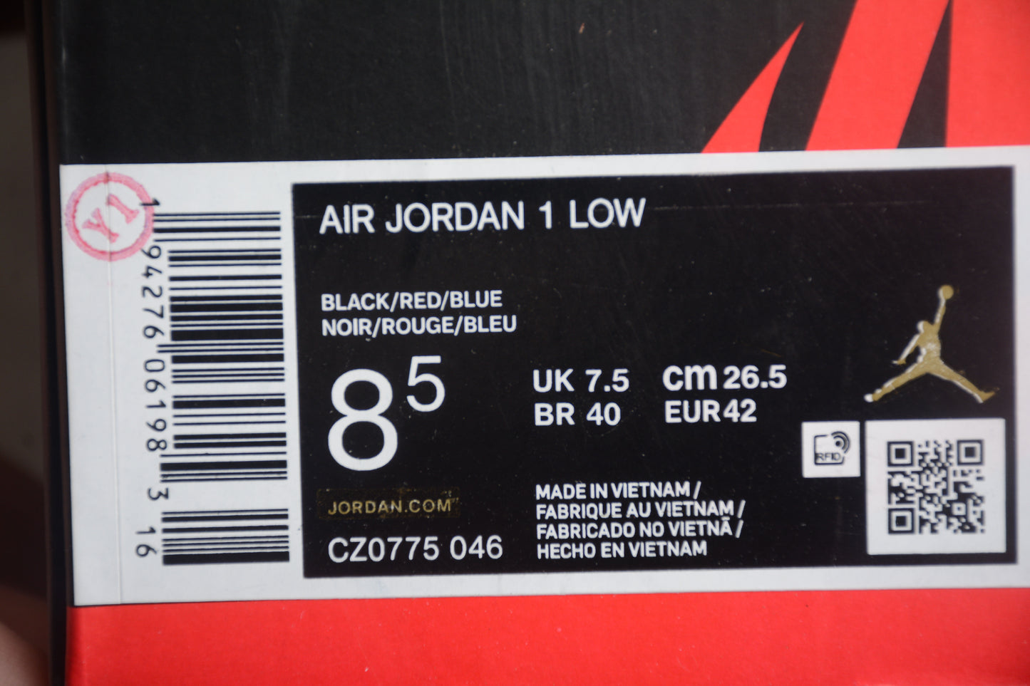 Nike Air Jordan 1 Retro Low "UNC To Chicago"