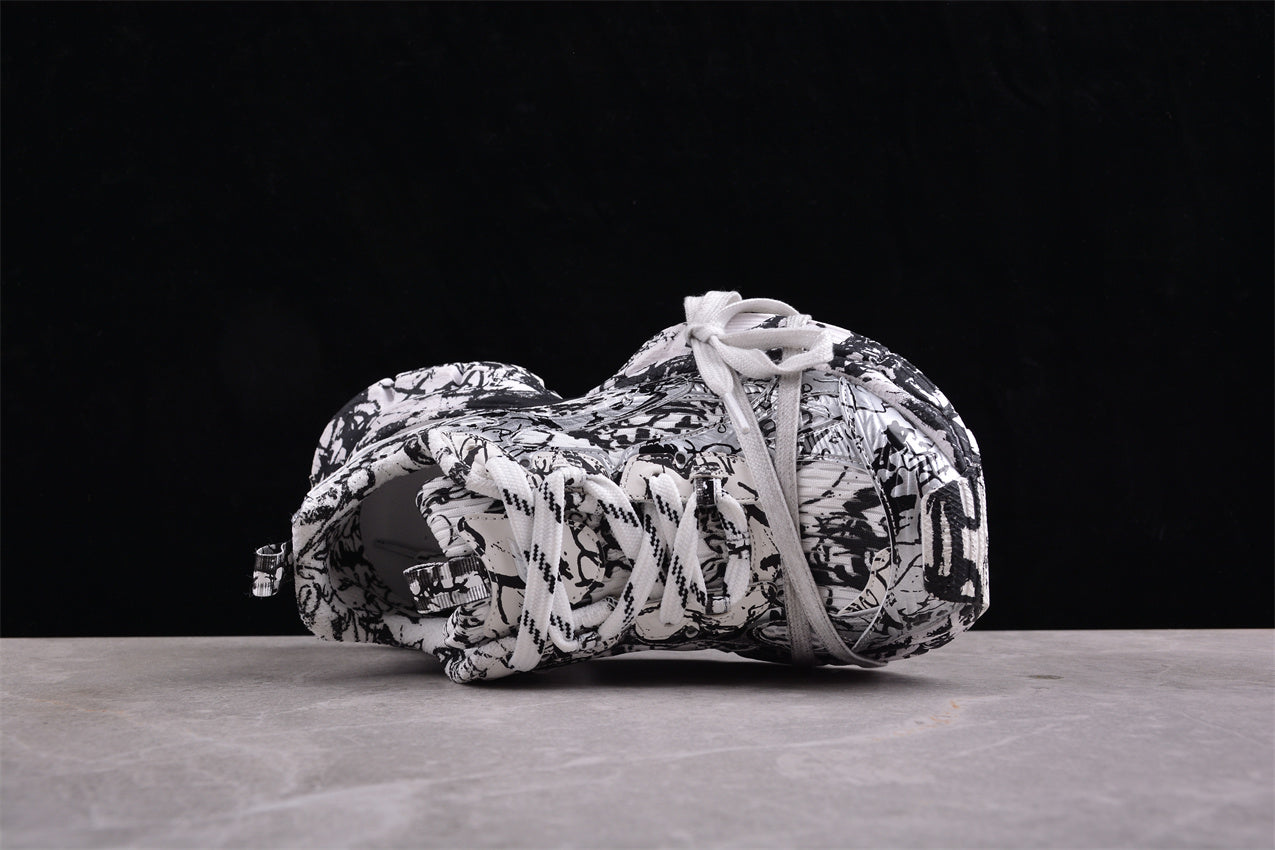 Balenciaga 3XL Extreme Graffiti Sneaker in White/Black - Best Reps Website 2025