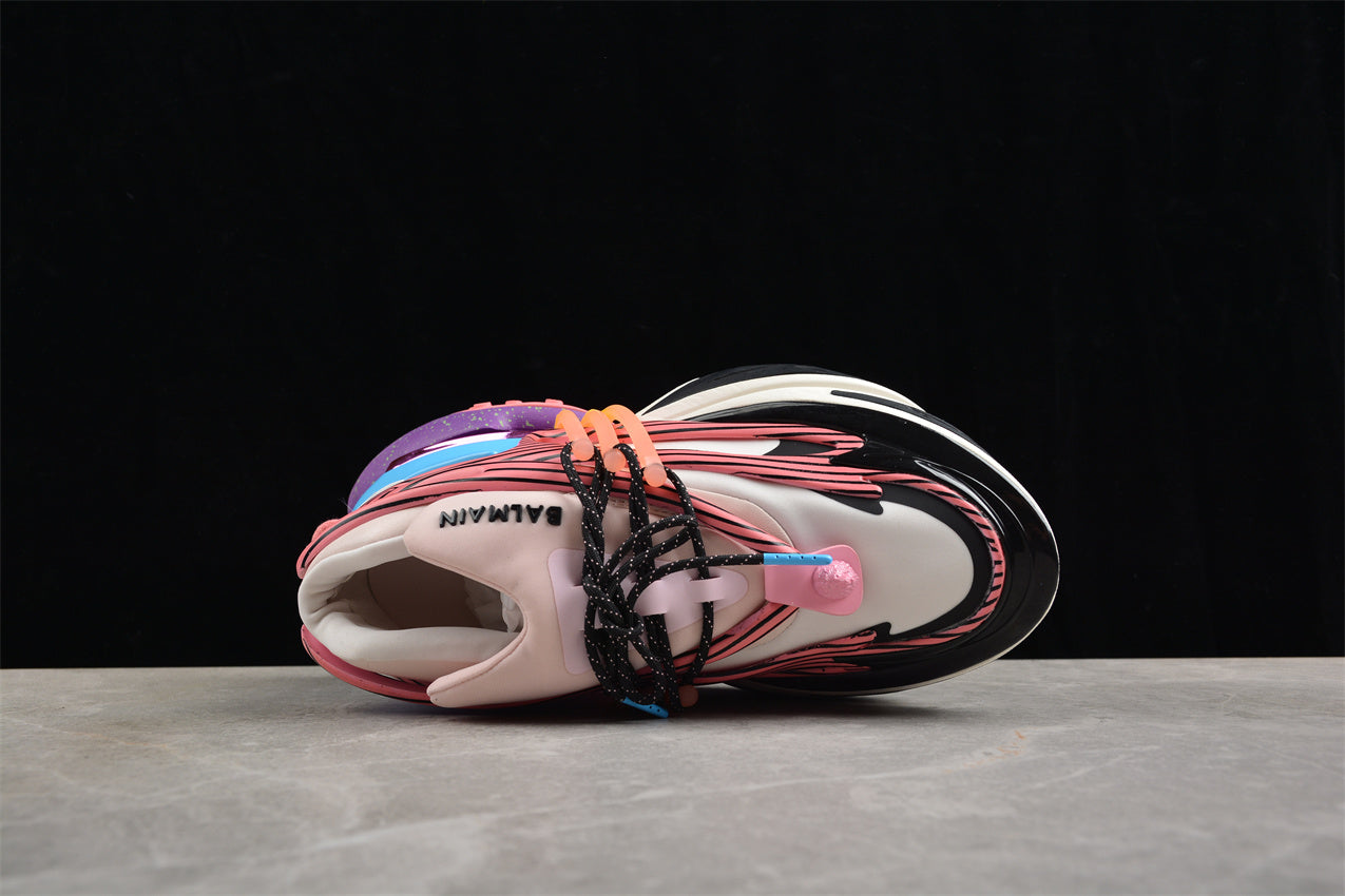 Balmain Unicorn Trainers in Neoprene and Leather White/Pink - Best Reps Website 2025