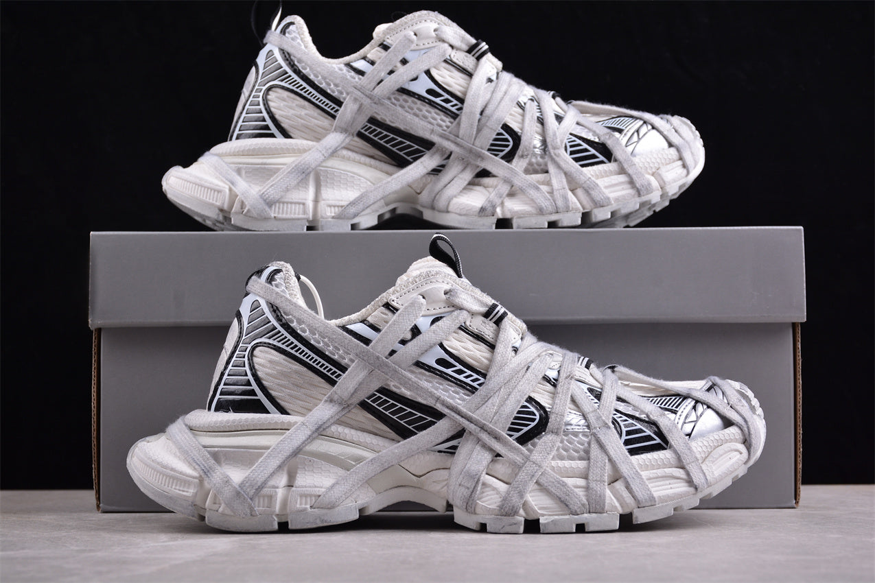 Balenciaga 3XL Extreme Lace Sneaker in White/Black - Best Reps Website 2025