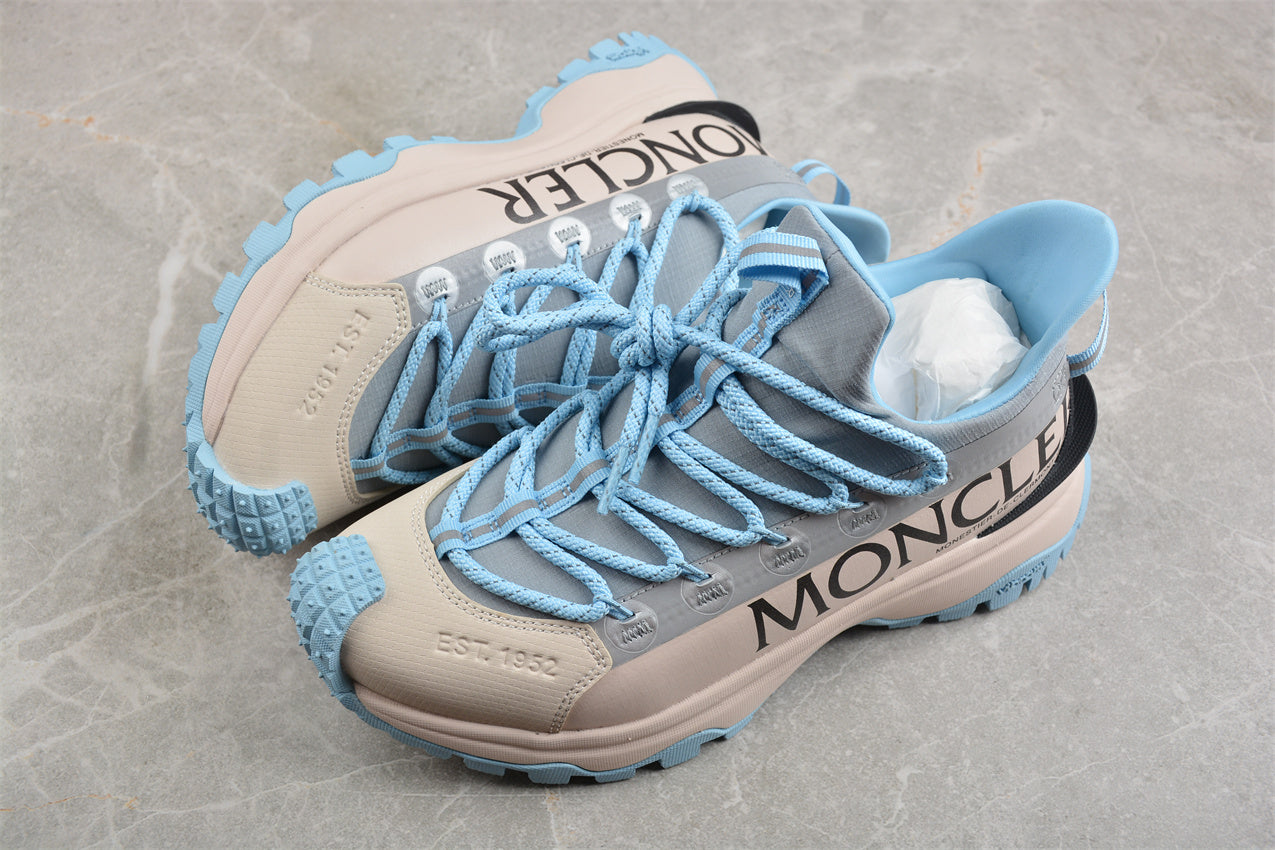 Moncler Low-Top Trailgrip Lite 2 Sneakers with Mountain Laces Light Blue - Best Reps Website 2025