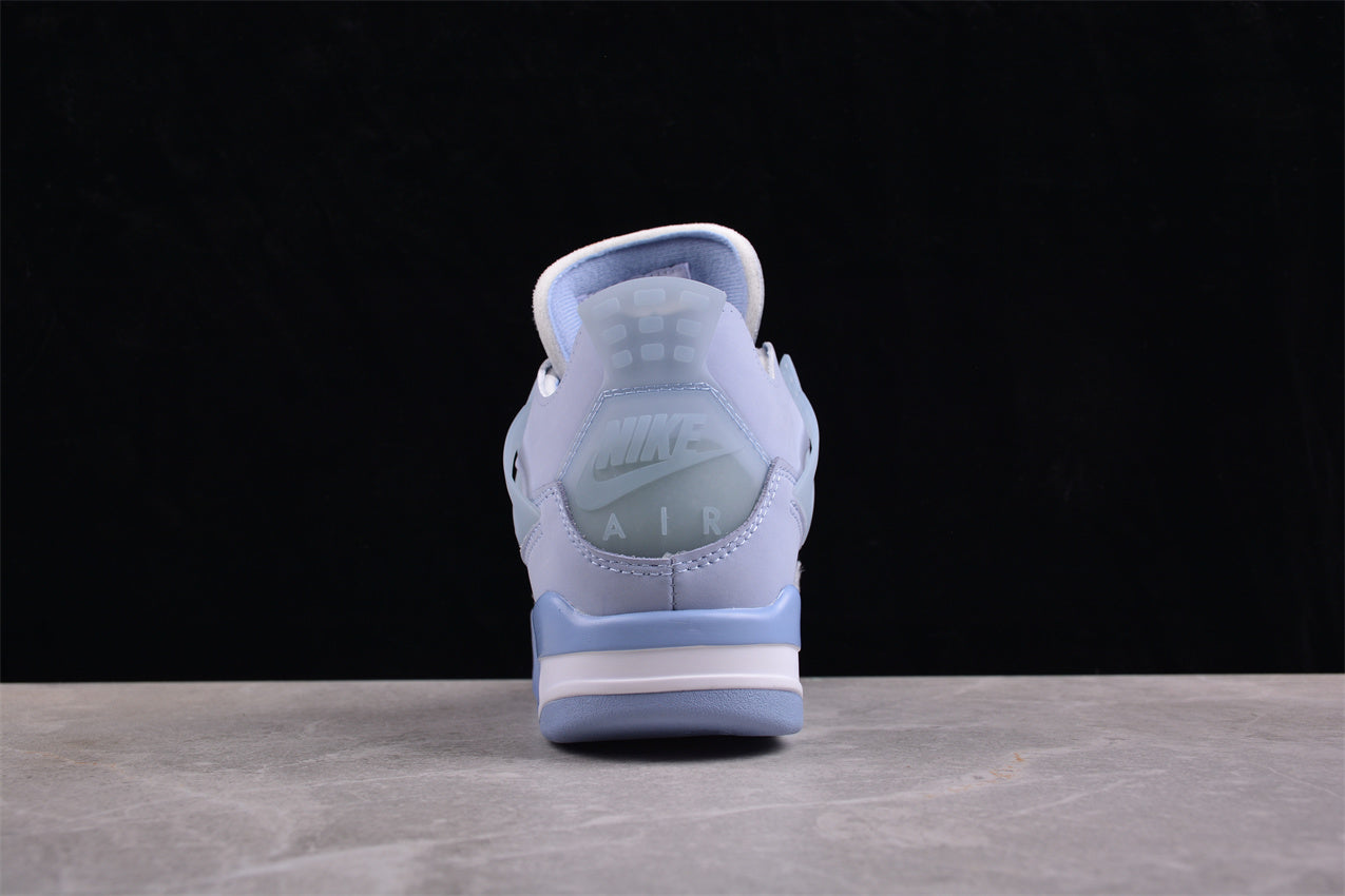 Off-White x Air Jordan 4 Custom "Blue Sail" - Best Reps Website 2025