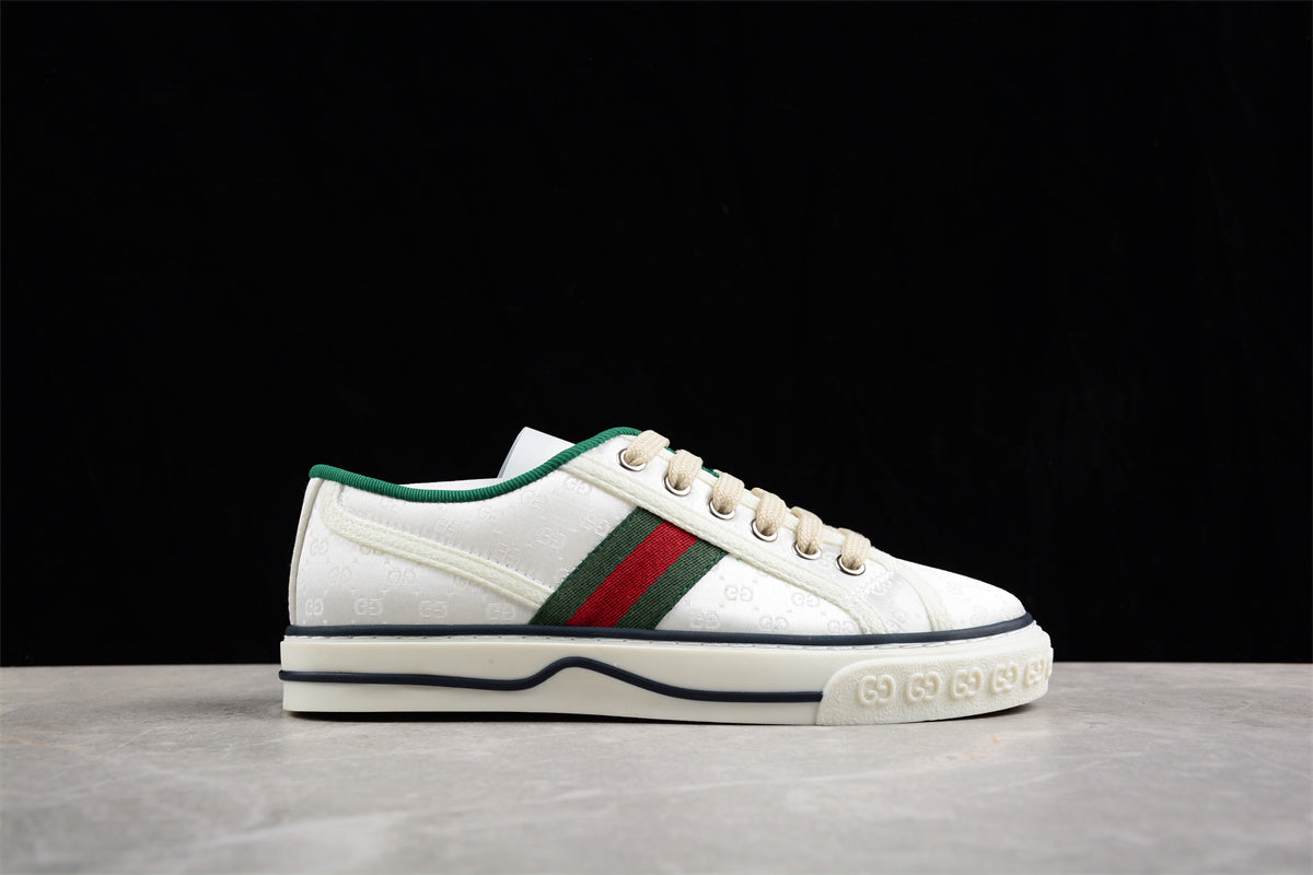 Gucci Tennis 1977 Denim GG Print White - Best Reps Website 2025