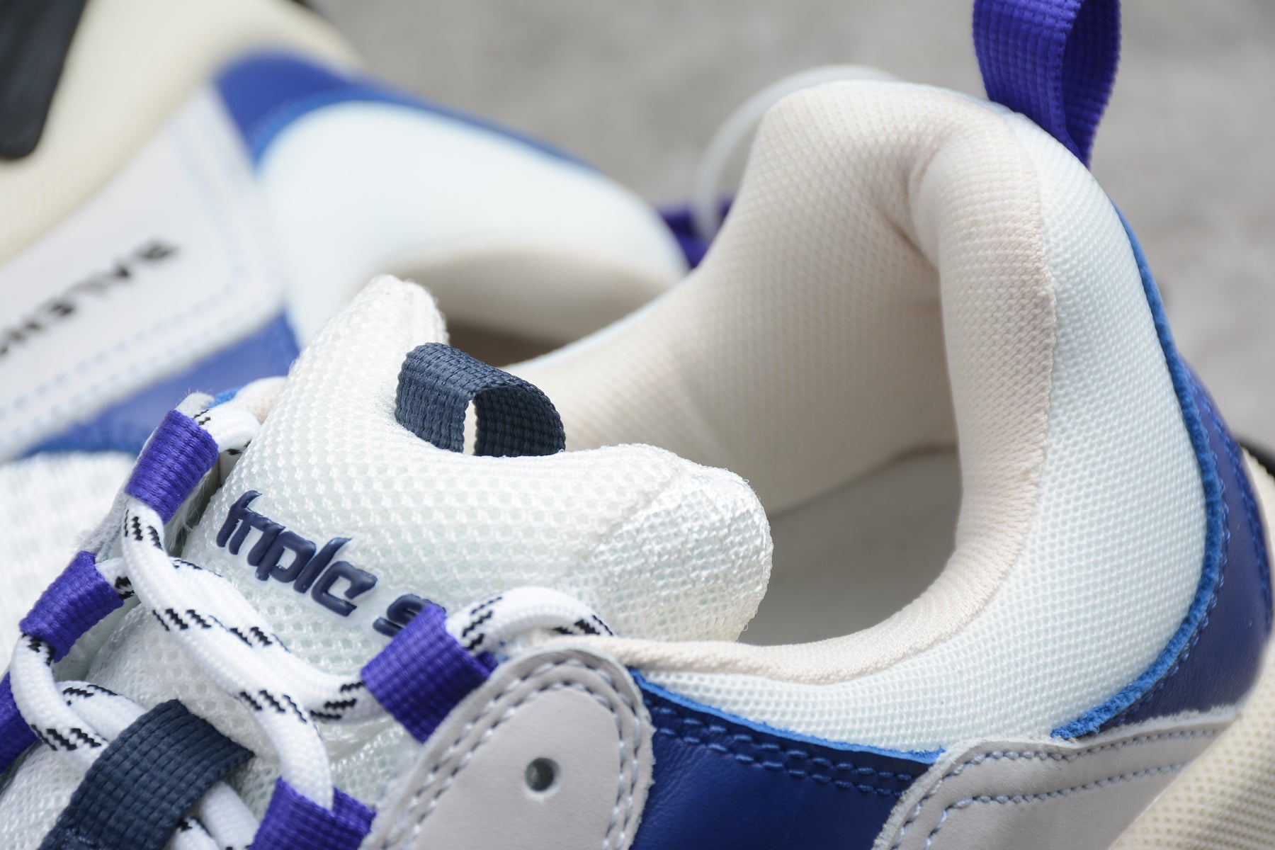 Balenciaga Triple S Sneaker in White/Purple - Best Reps Website 2025