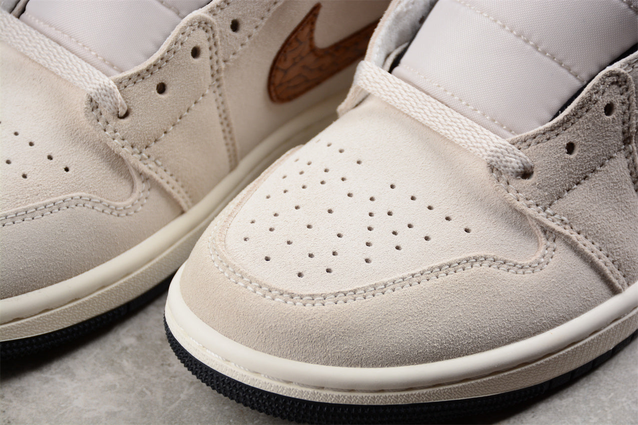 Air Jordan AJ1 Mid "Brown Elephant" - Best Reps Website 2025