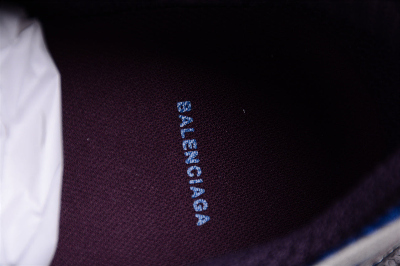 Balenciaga 3XL Extreme Lace Sneaker in Royal Blue/Silver - Best Reps Website 2025