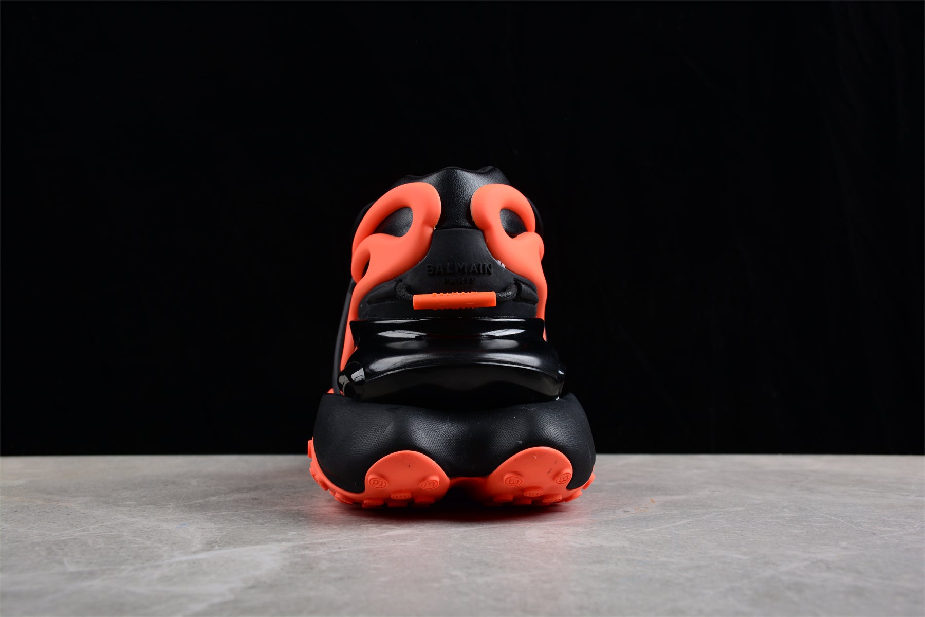 Balmain Unicorn Sneakers in Black/Orange – Neoprene &amp; Leather - Best Reps Website 2025