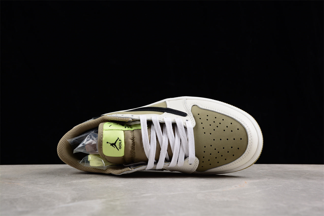 Air Jordan 1 Low Golf x Travis Scott "Neutral Olive" - Best Reps Website 2025