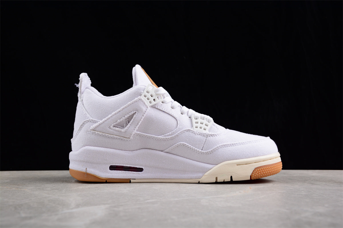 Levi’s x Air Jordan 4 Retro "White Denim" - Best Reps Website 2025