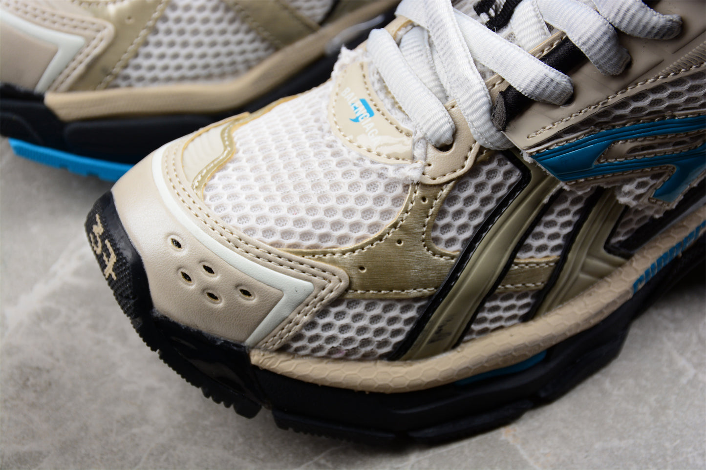 Balenciaga Runner – White/Beige/Blue - Best Reps Website 2025