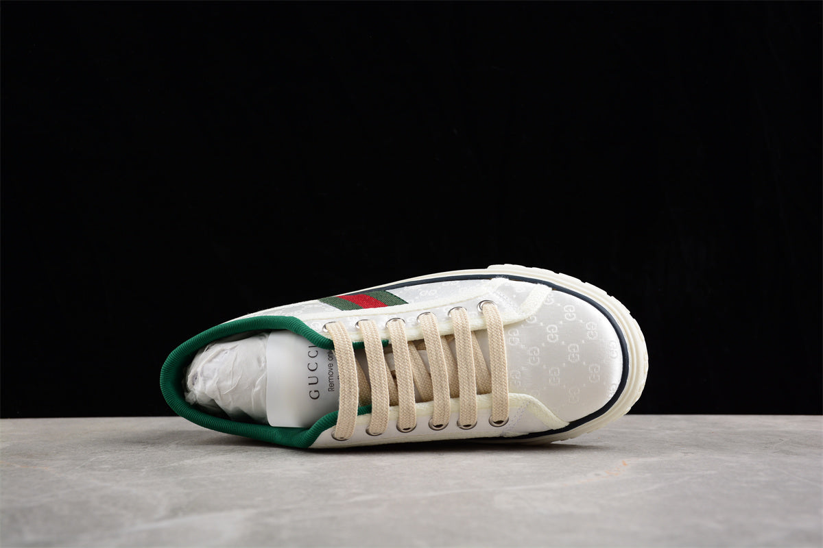 Gucci Tennis 1977 Denim GG Print White - Best Reps Website 2025