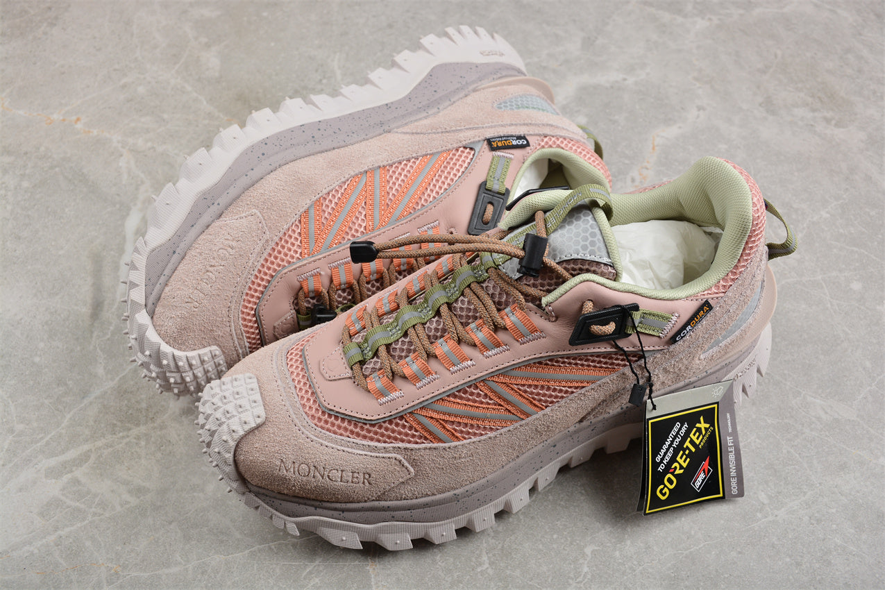 Moncler Trailgrip GTX Panelled Sneakers in Pink - Best Reps Website 2025
