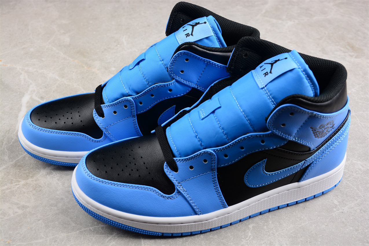 Air Jordan 1 Mid "University Blue/Black-White" - Best Reps Website 2025