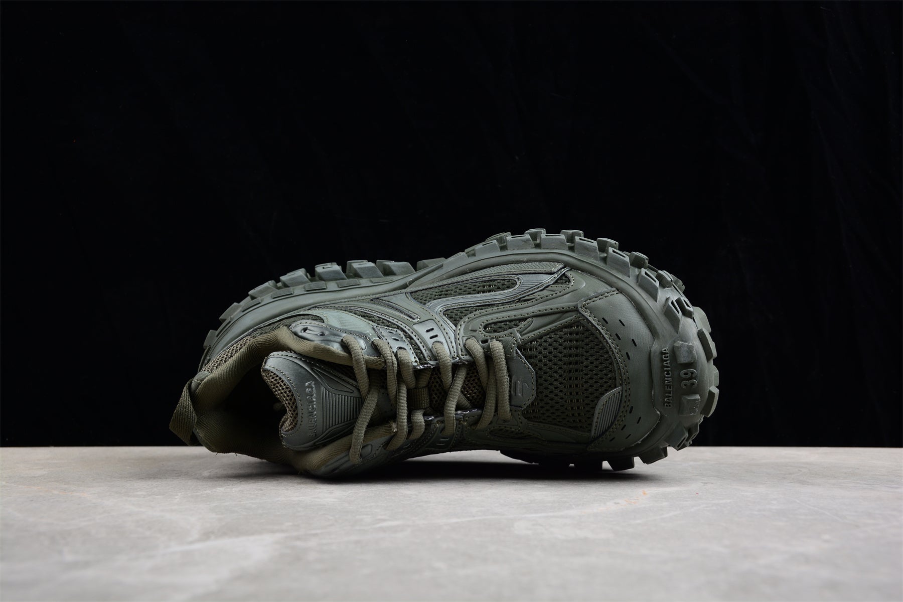Balenciaga Defender Rubber Platform Sneakers in Khaki - Best Reps Website 2025