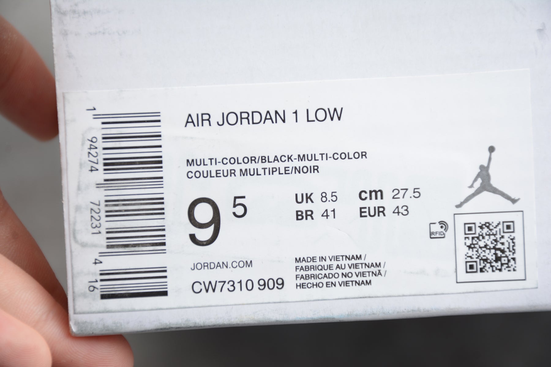 Air Jordan 1 Low "Galaxy" - Best Reps Website 2025