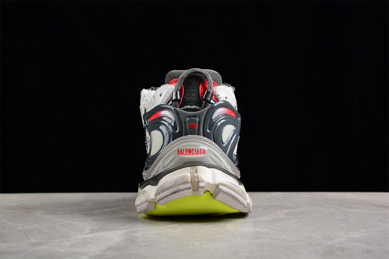 Balenciaga Runner Sneaker in Black, White, Red, and Neon Yellow - Best Reps Website 2025