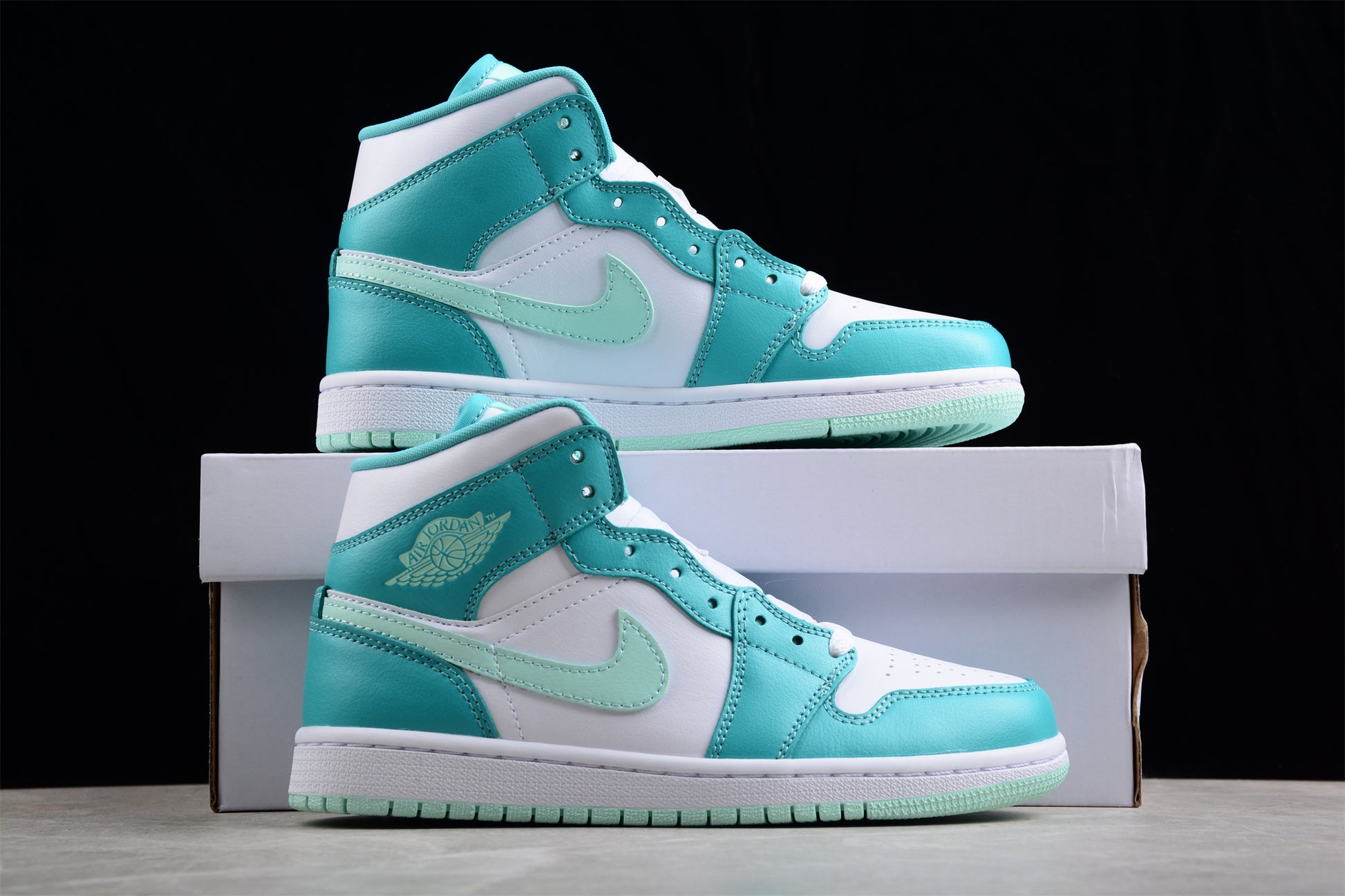 Nike Air Jordan 1 Mid "Washed Teal" - Best Reps Website 2025