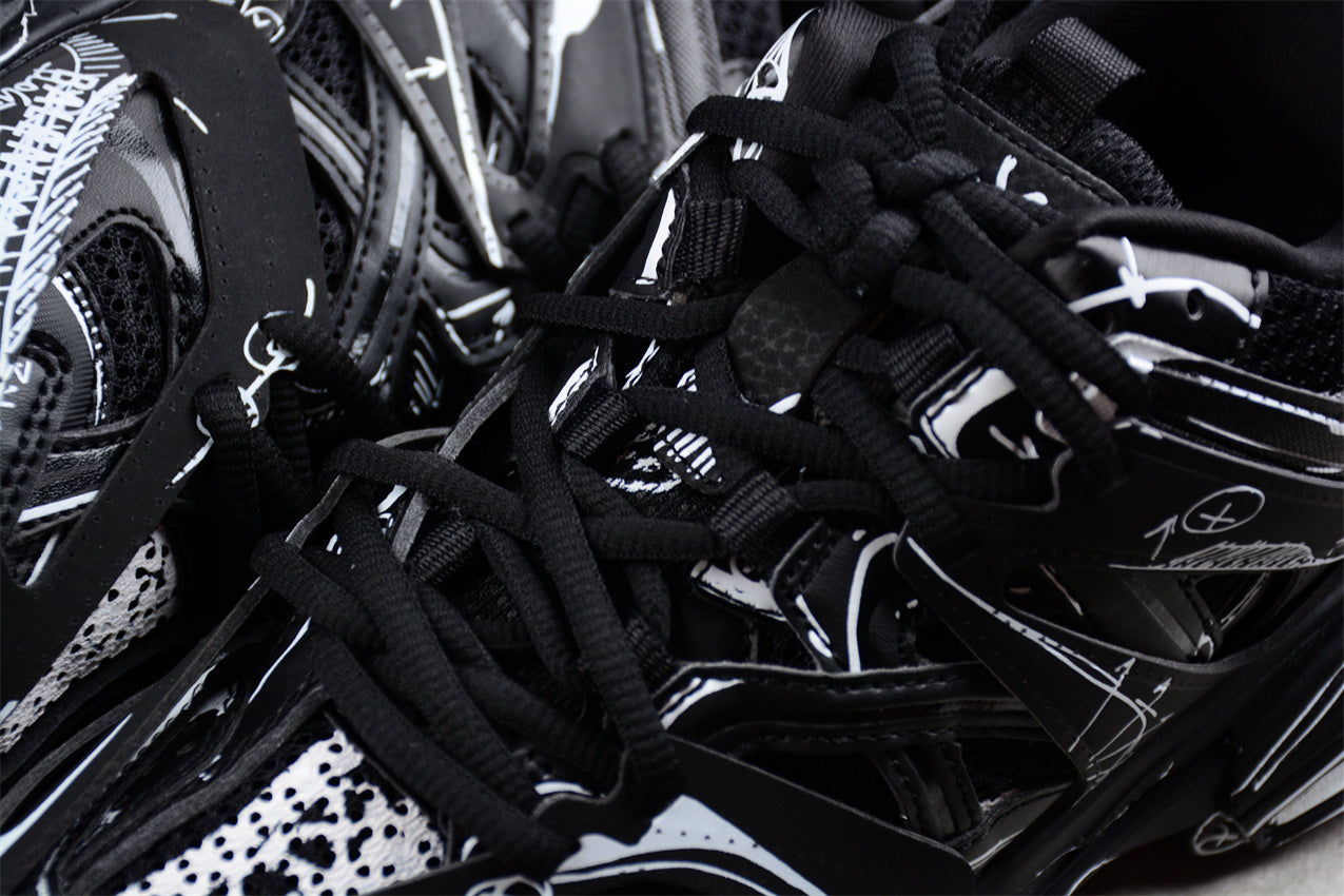 Balenciaga Track Sketch-Print Panelled Sneaker - Best Reps Website 2025
