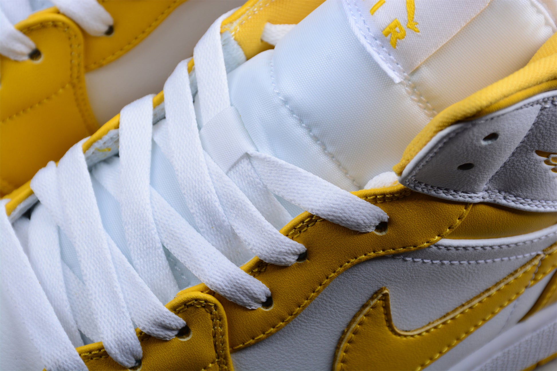 Nike  Air Jordan 1 Mid 'University Gold White' - Best Reps Website 2025