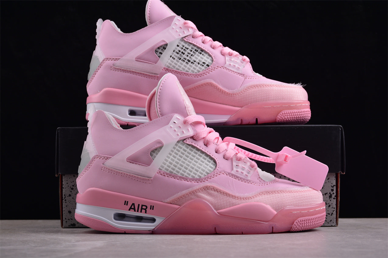 Off-White x Air Jordan 4 "Pink" - Best Reps Website 2025