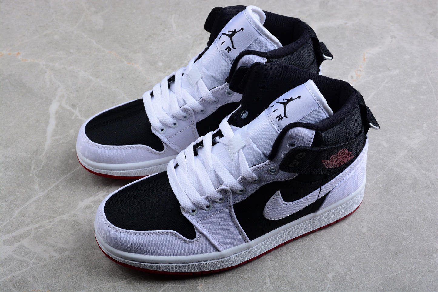 Air Jordan 1 Mid SE "Utility Black White Gym Red" - Best Reps Website 2025