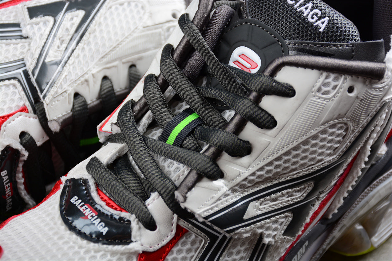 Balenciaga Runner Sneaker in Black, White, Red, and Neon Yellow - Best Reps Website 2025