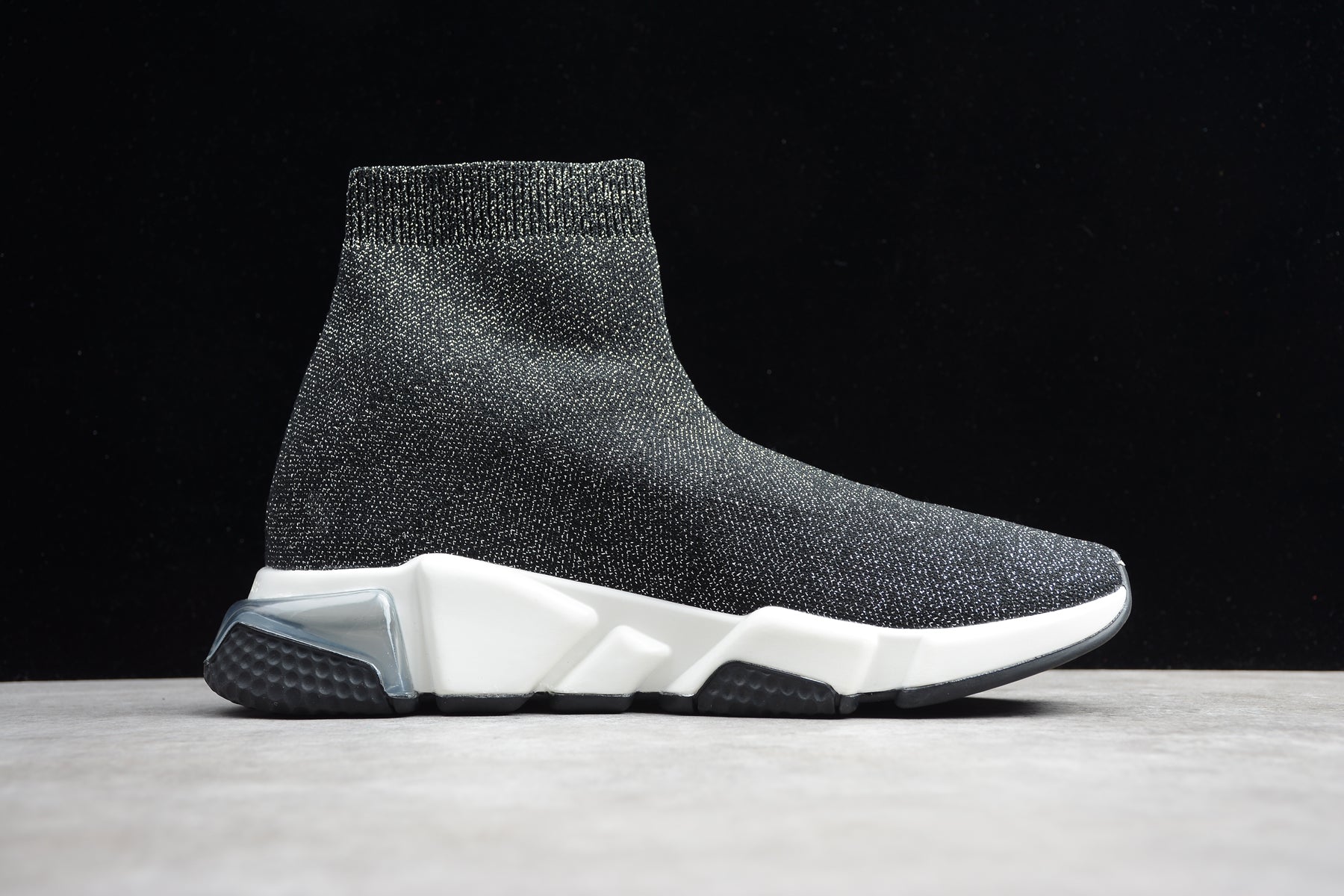 Balenciaga Speed Graffiti Trainers in Grey/White - Best Reps Website 2025
