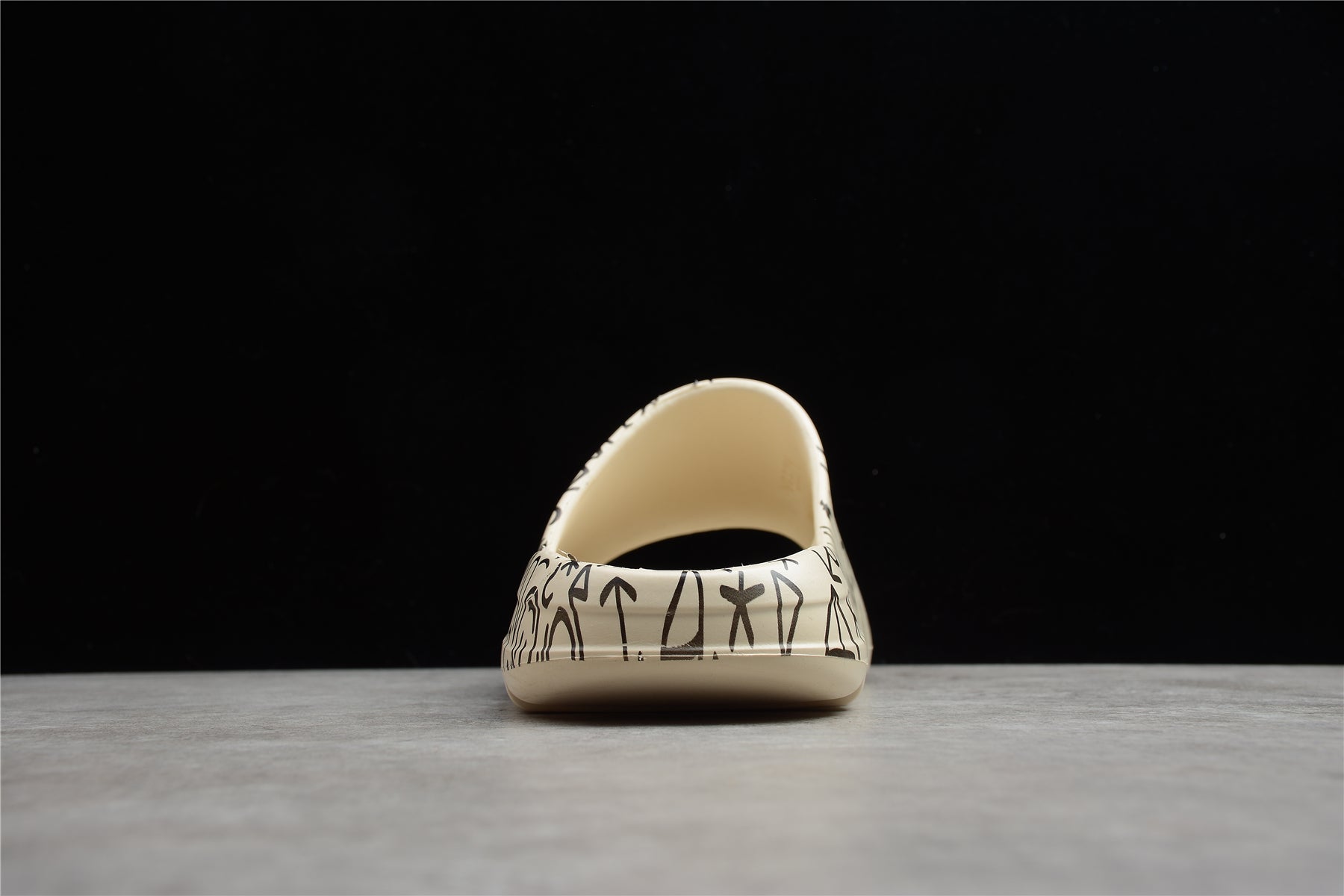 adidas Yeezy Slide "Bone White Black Graffiti" - Best Reps Website 2025