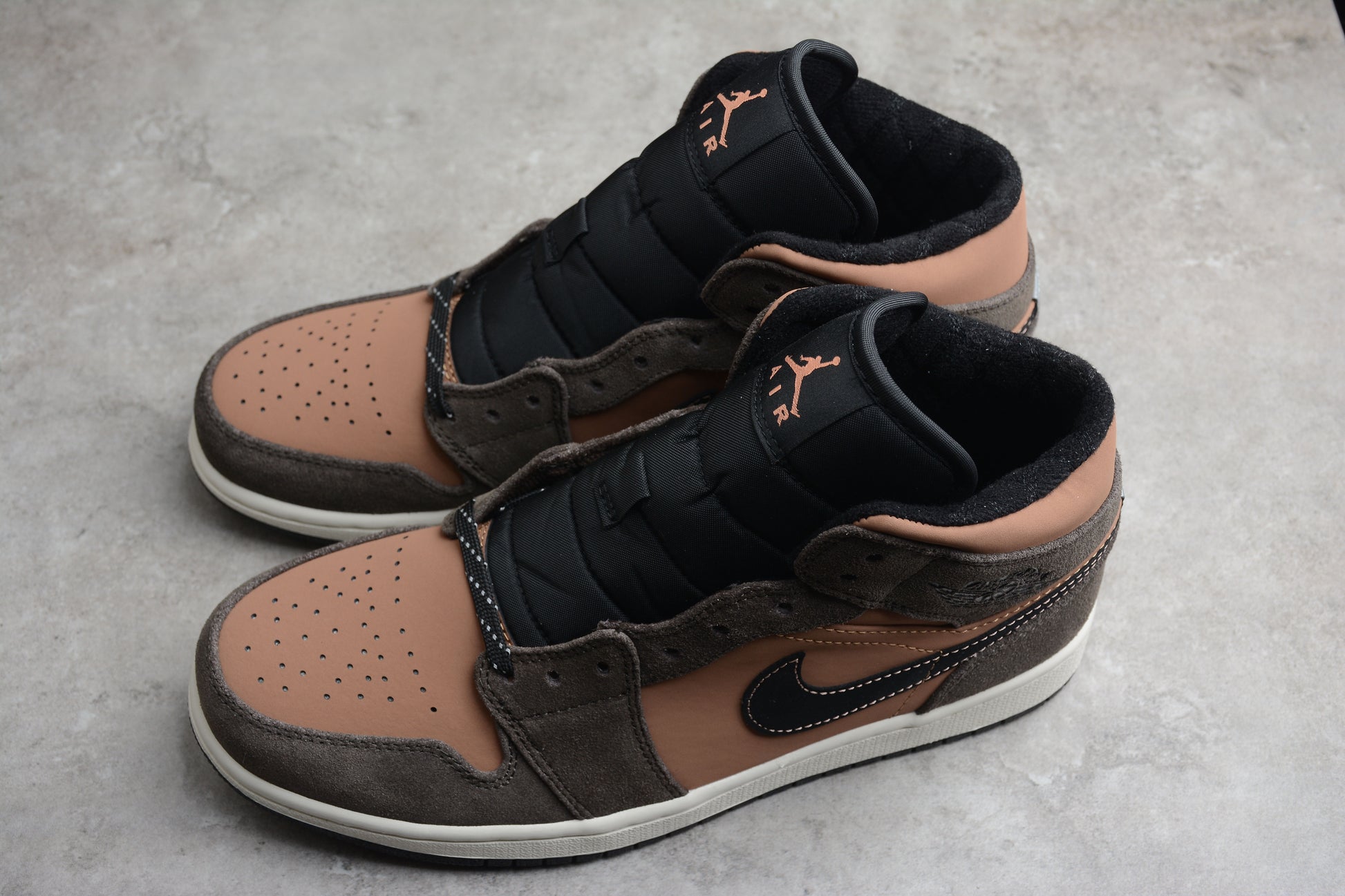 Nike Air Jordan 1 Mid SE "Dark Chocolate Mocha" - Best Reps Website 2025