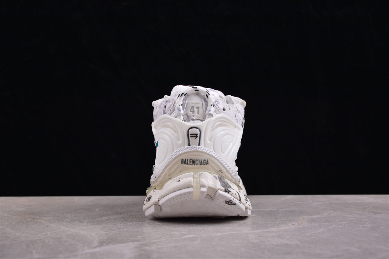 Balenciaga Runner Graffiti – White/Blue - Best Reps Website 2025