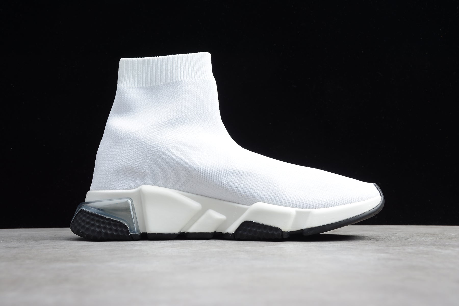 Balenciaga Off White Knit Fabric Speed Trainer Sneakers - Best Reps Website 2025