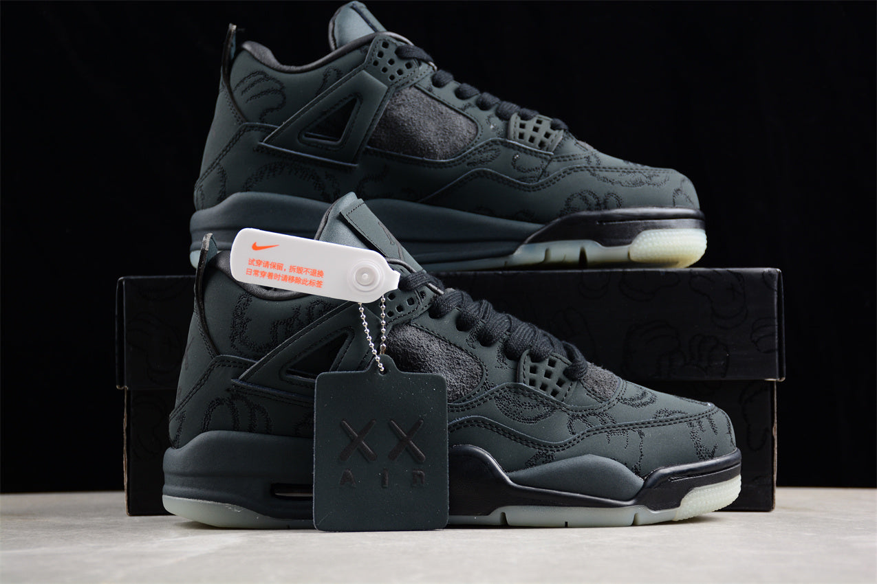 KAWS x Air Jordan 4 Retro "Black" - Best Reps Website 2025