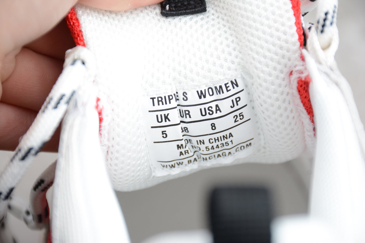 Balenciaga Triple S Clear Sole – White Red - Best Reps Website 2025