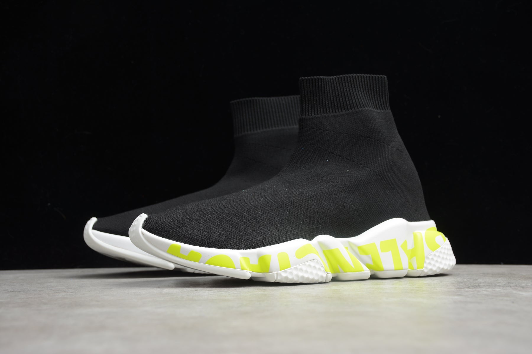 Balenciaga Graffiti Speed Black Fluo Green (Women's) - Best Reps Website 2025