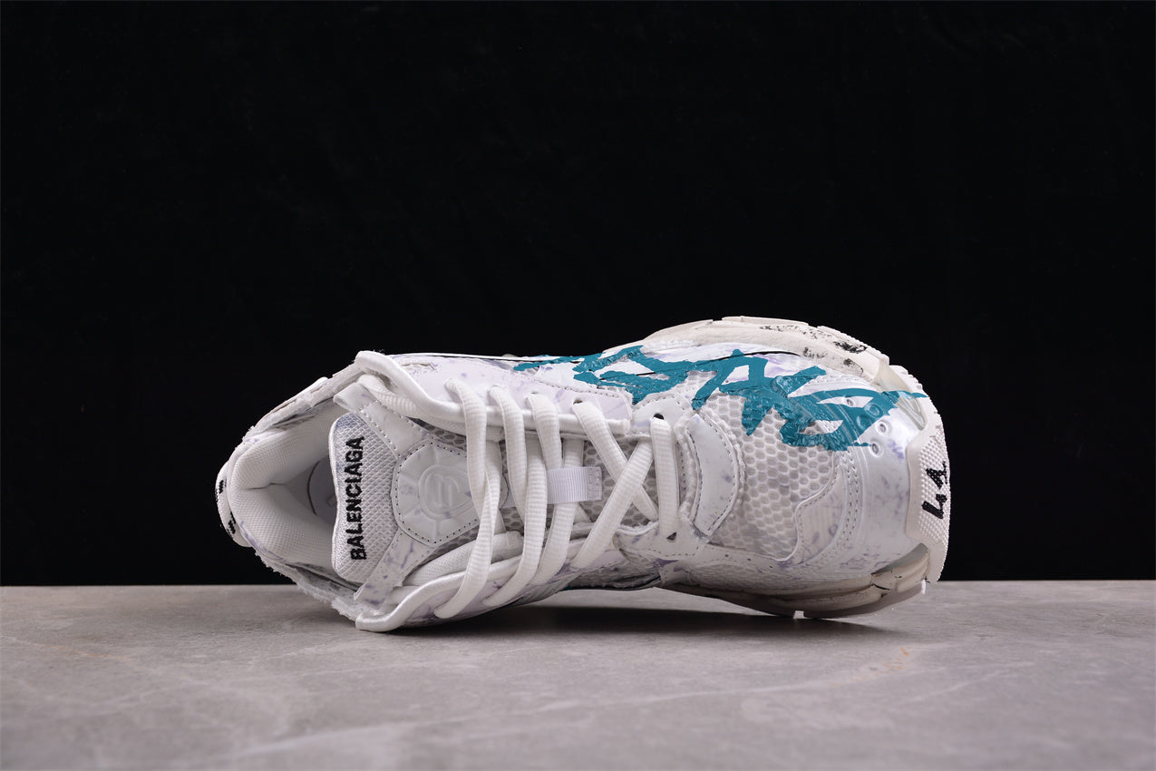 Balenciaga Runner Graffiti – White/Blue - Best Reps Website 2025