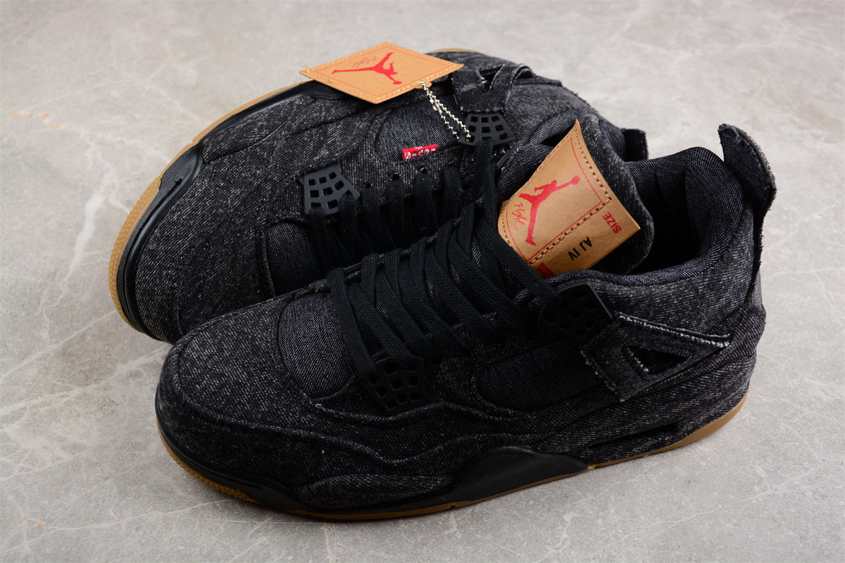 Levi’s x Air Jordan 4 Retro "Black Denim" - Best Reps Website 2025