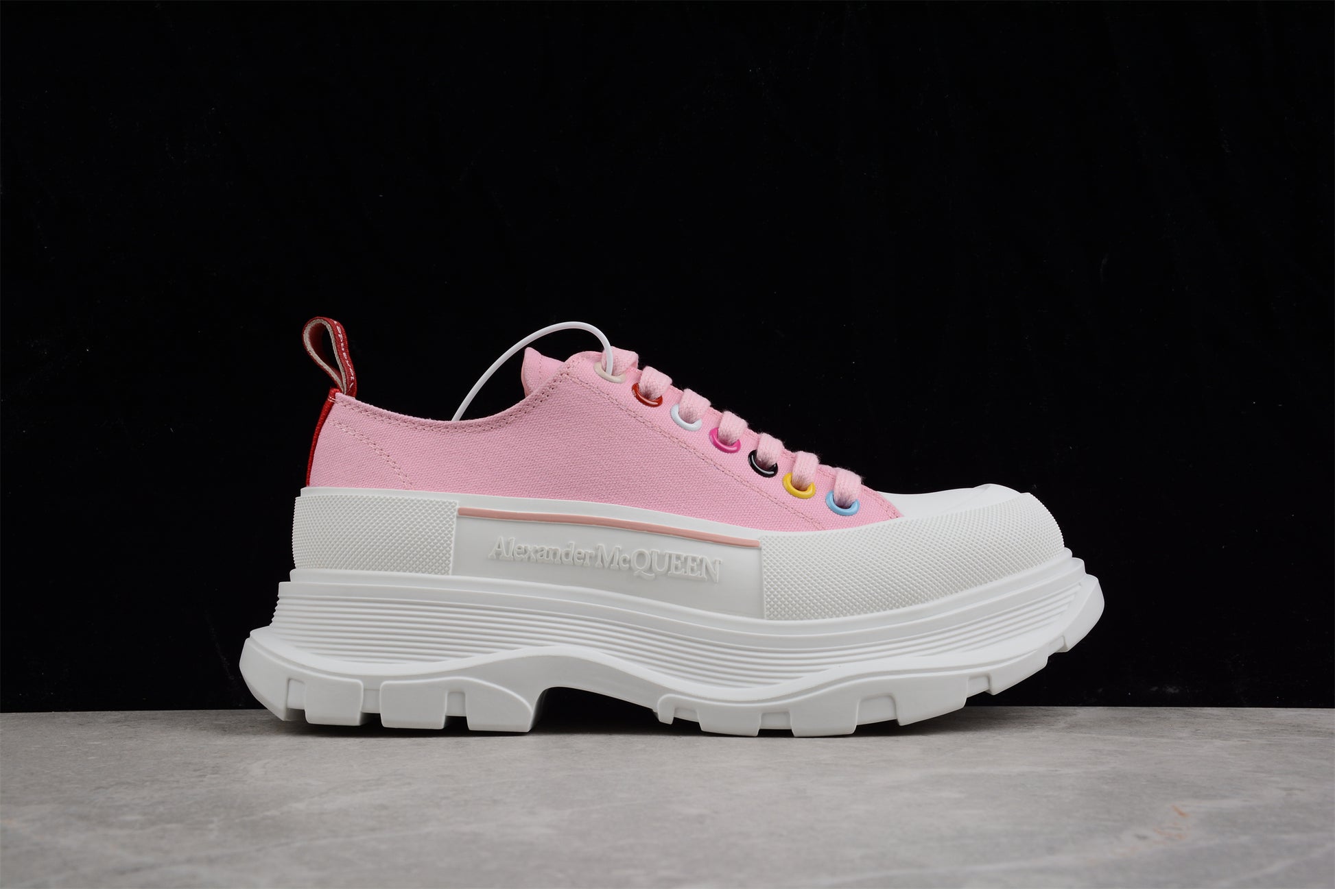 Alexander McQueen Tread Slick Low Lace-Up in Pink (Women’s) - Best Reps Website 2025