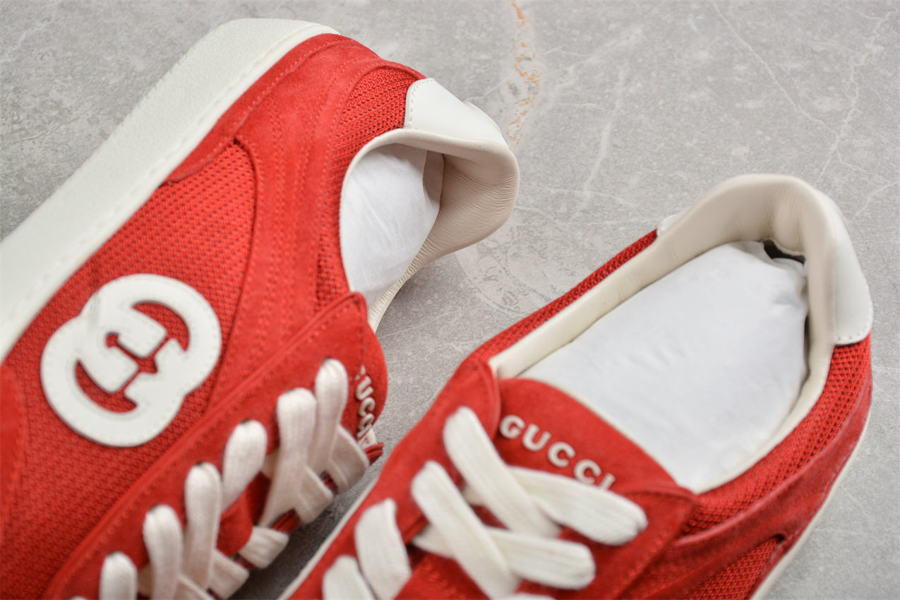 Gucci G74 GG Suede & Fabric Sneakers - Best Reps Website 2025
