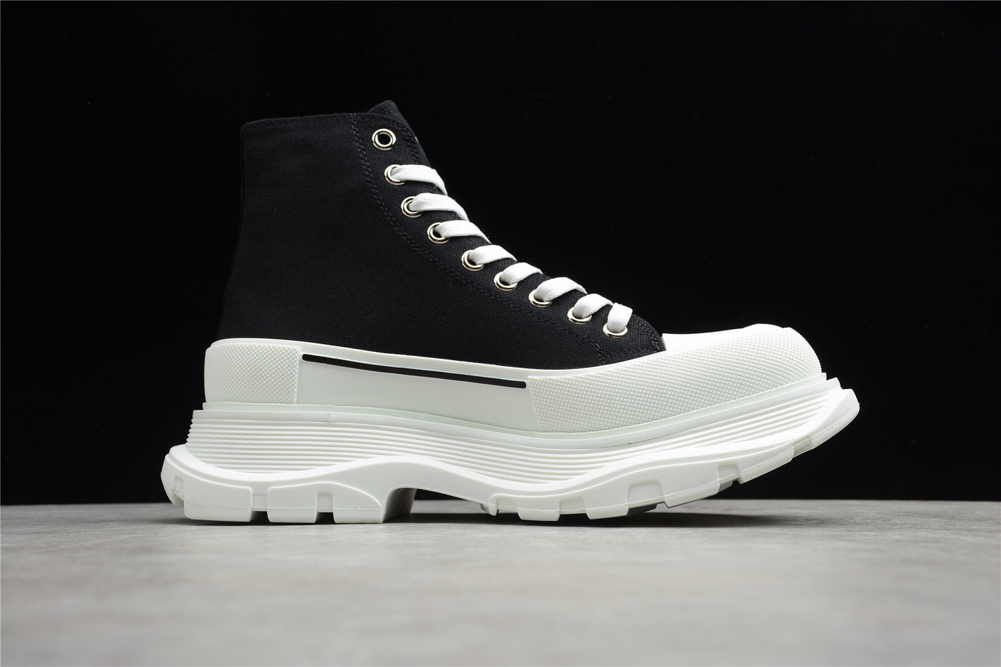 Alexander McQueen Tread Slick Boots 'Black White' - Best Reps Website 2025