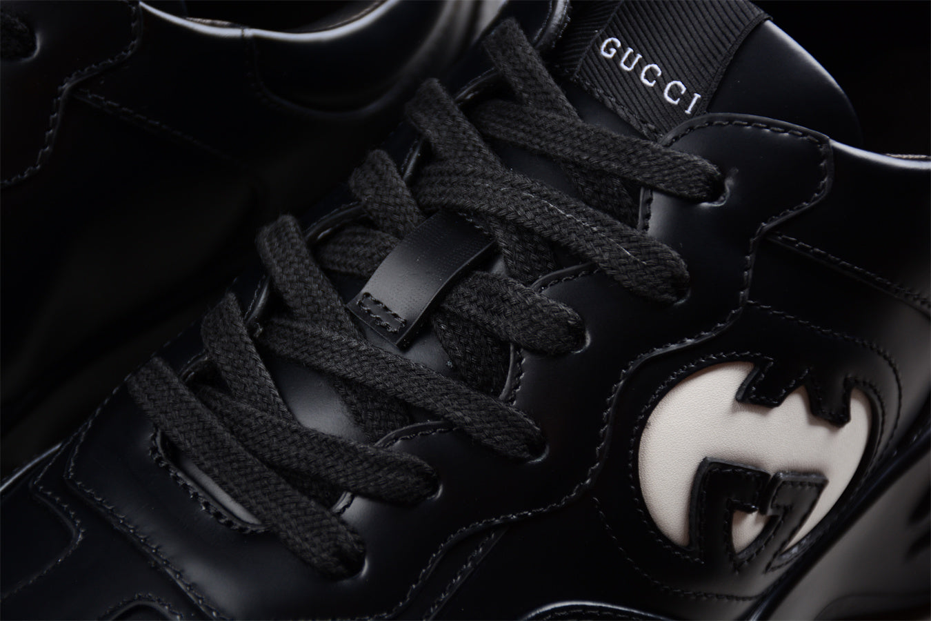 Gucci Interlocking G Rhyton Sneaker Black - Best Reps Website 2025