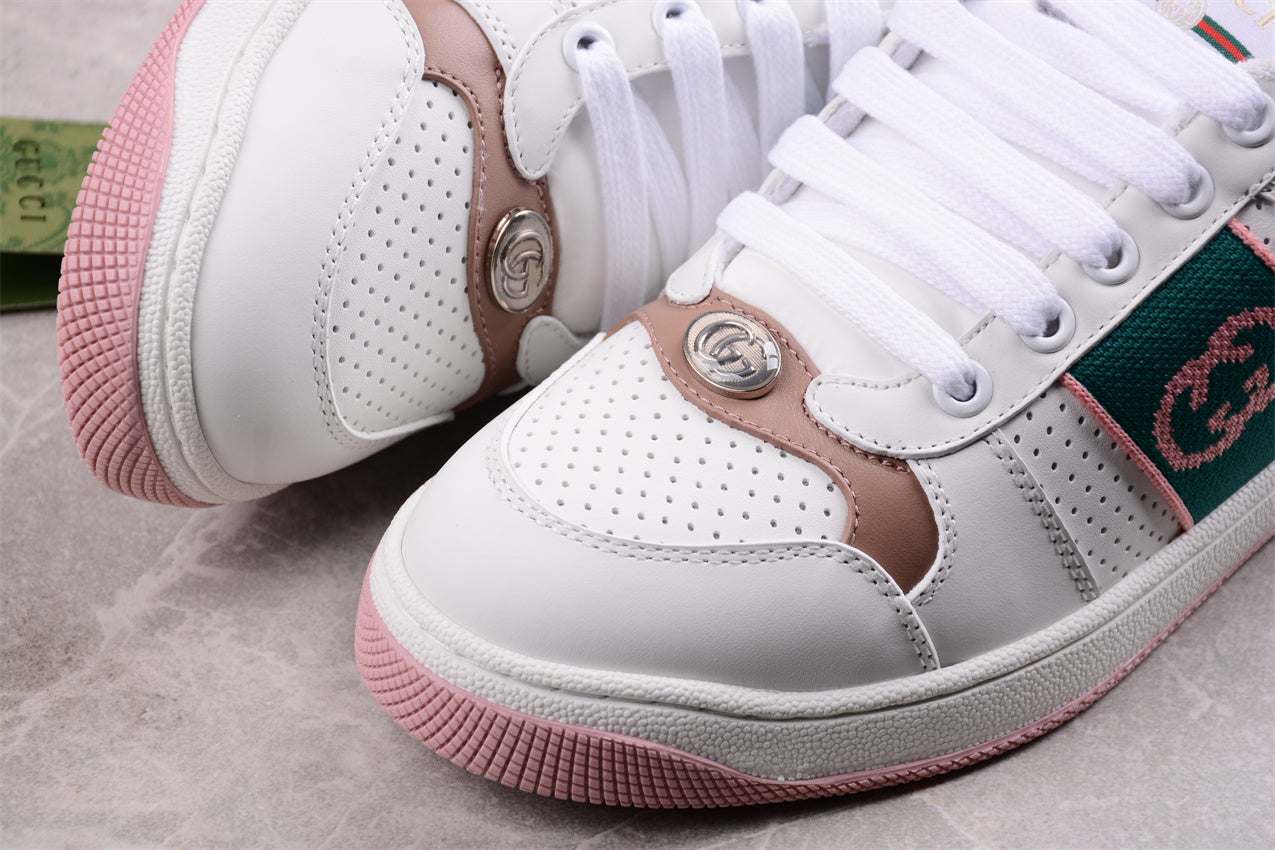 GUCCI Women's Screener 'White Light Pink Green' - Best Reps Website 2025