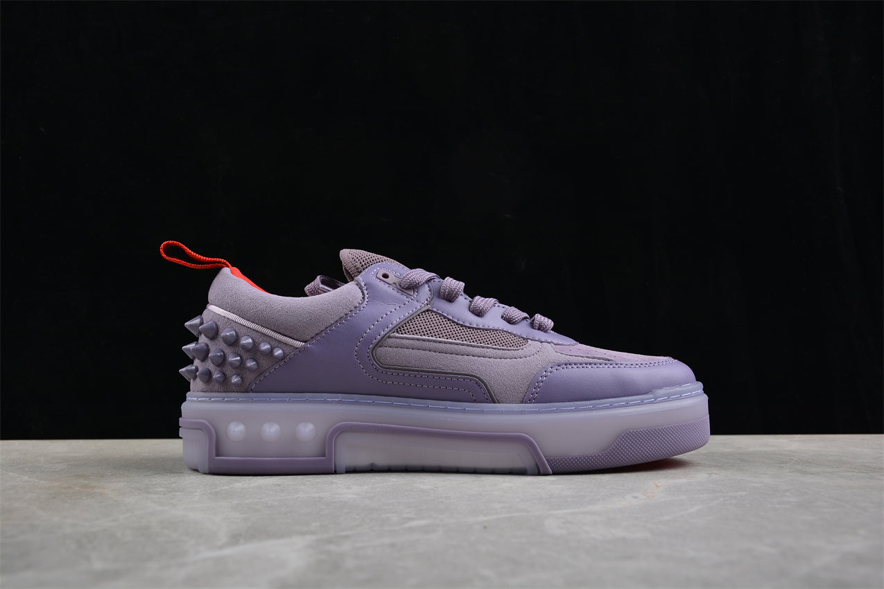  Christian Louboutin Astroloubi Spiked Leather in Purple 
