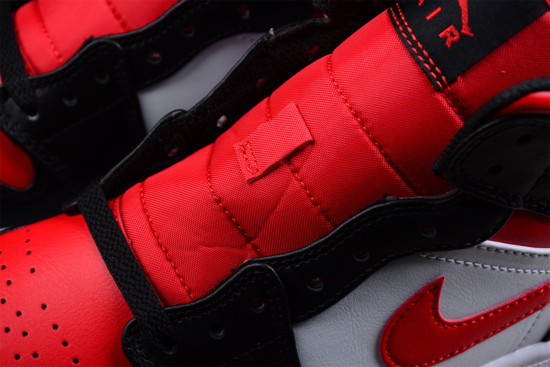 Nike Air Jordan 1 Mid "White Black Red Bred Toe" - Best Reps Website 2025