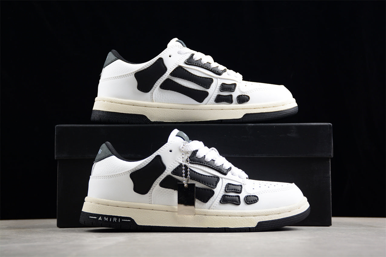 AMIRI Skel Top Low 'White Black'