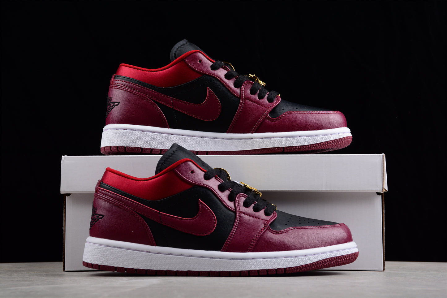 Air Jordan 1 Low "Dark Beetroot Black" (Women's)