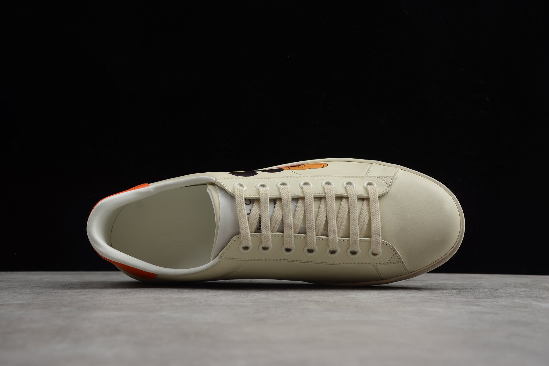Gucci Ace x Disney "Mickey Mouse" Ivory Leather Sneaker - Best Reps Website 2025