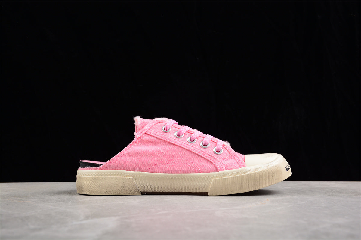 Balenciaga Paris Low VULC Distressed Flat Mule - Best Reps Website 2025