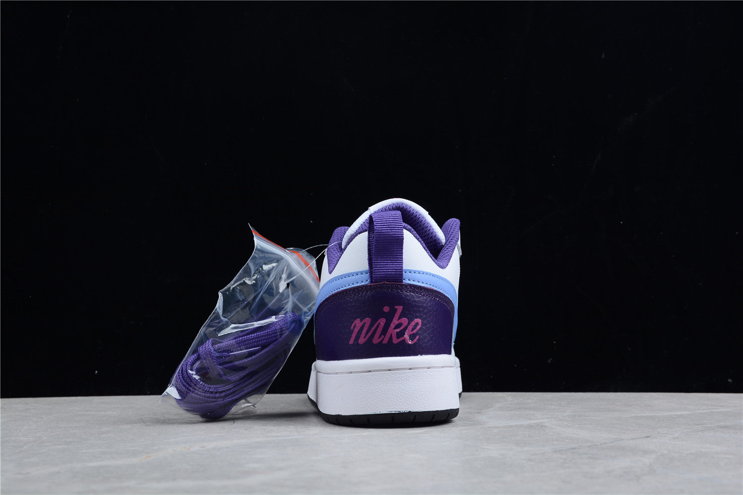 Nike Court Borough Low 2 GS (BQ5448-106) - White/Blue