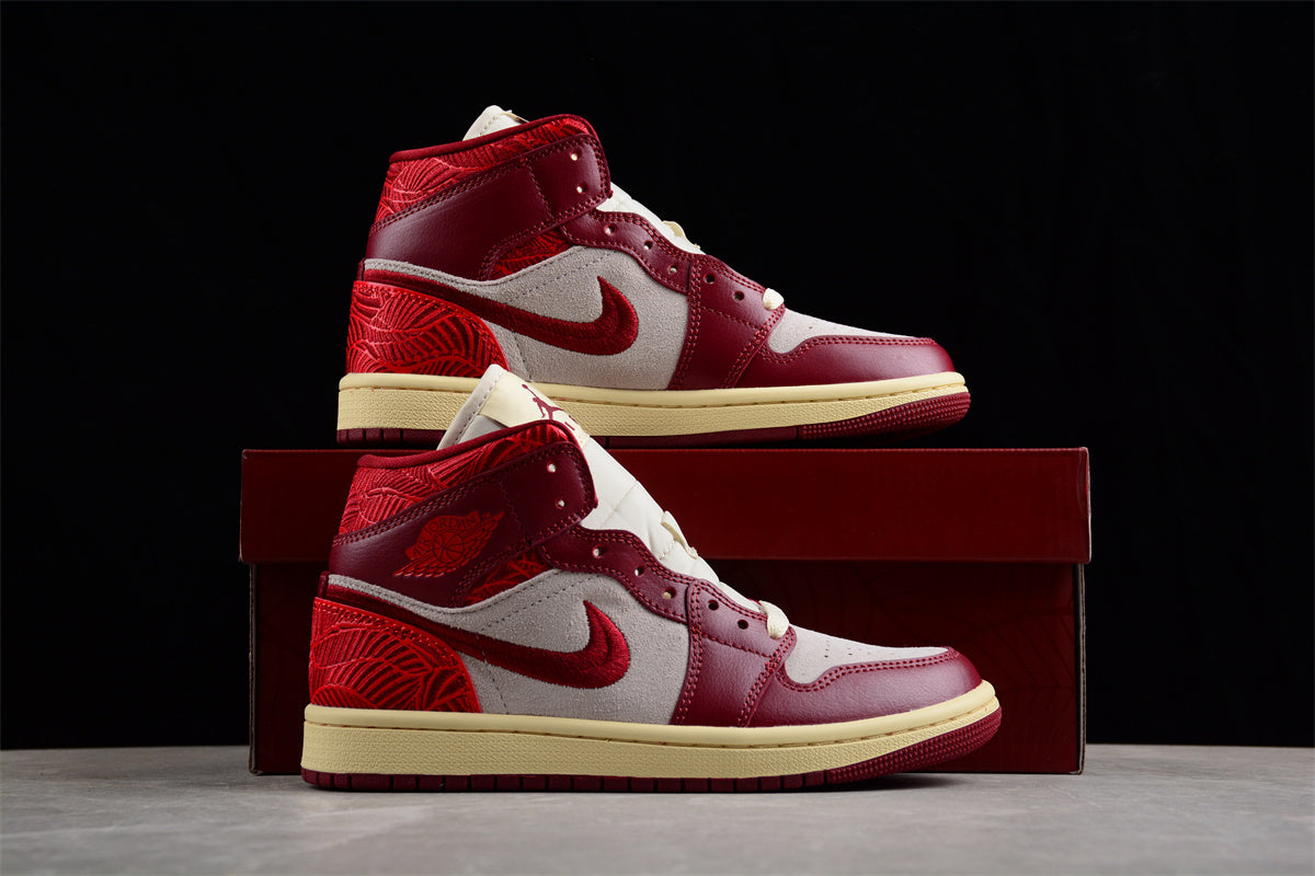 Air Jordan 1 Mid GS "Tiki Leaf" - Best Reps Website 2025